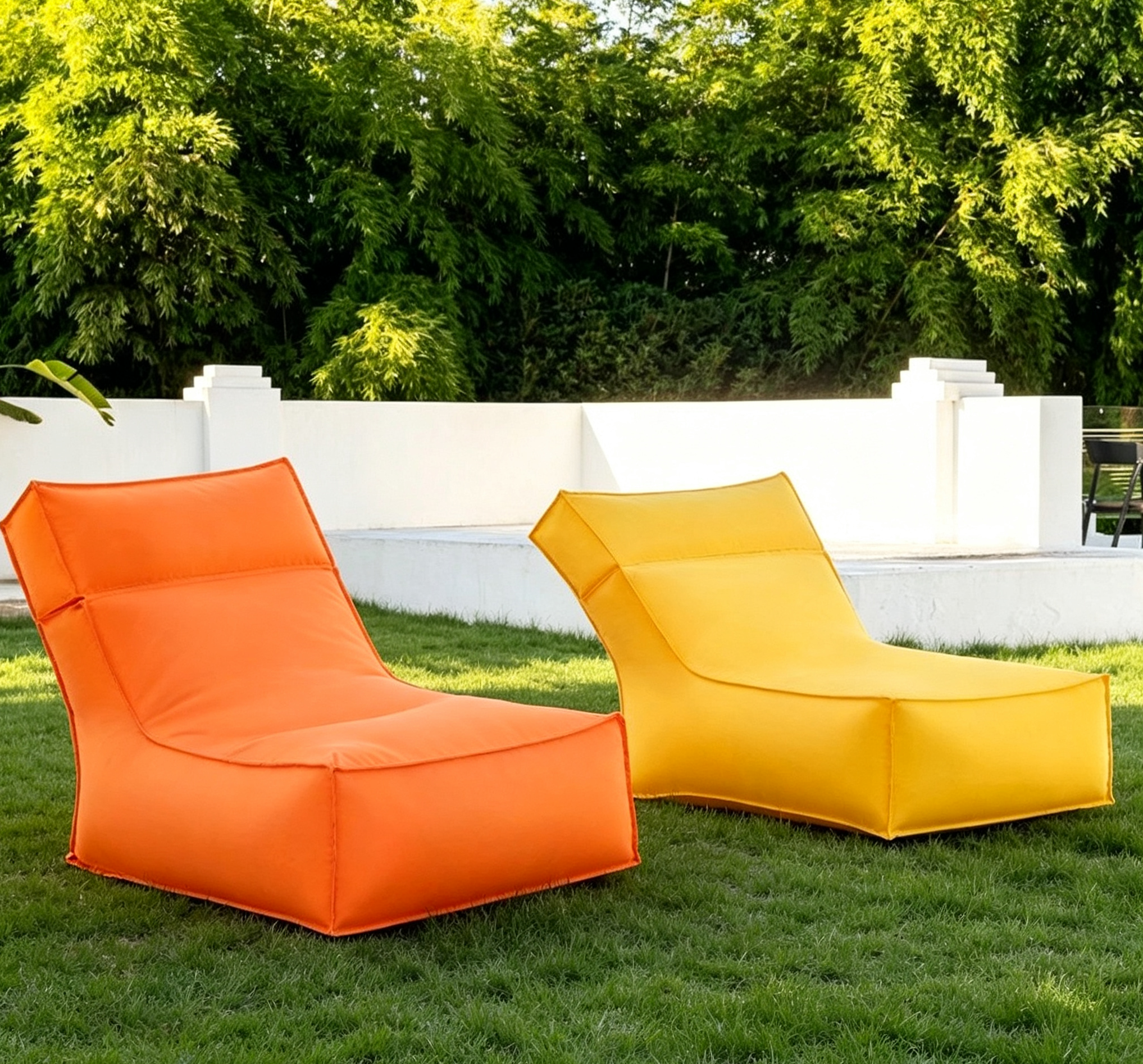 Folded Beach Bean Bag Chair - 1