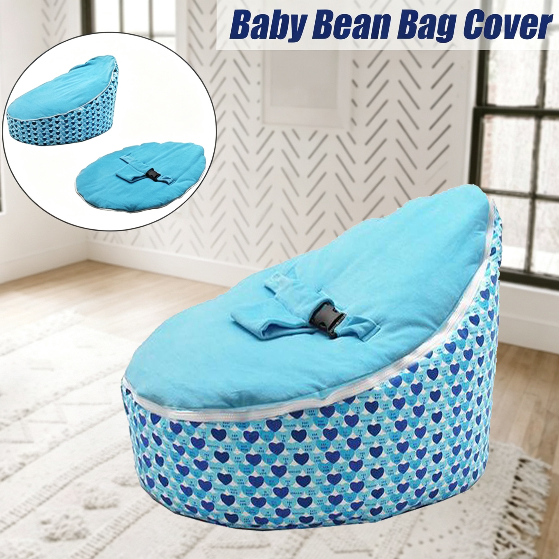 Champagne Baby Bean Bag Chair Cover - Baby Bean Bag Chair Cover Manufacturer & China Factory
