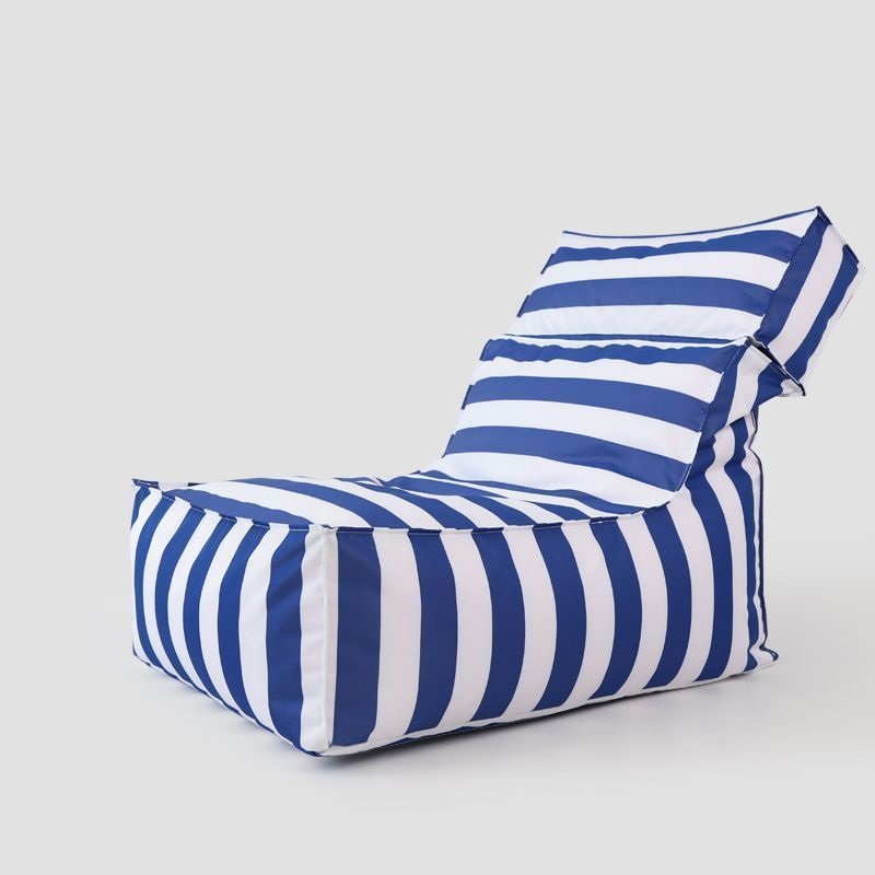 Foldable Beach Bean Bag - Blue - Folded Beach Bean Bag Chair Manufacturer & China Factory
