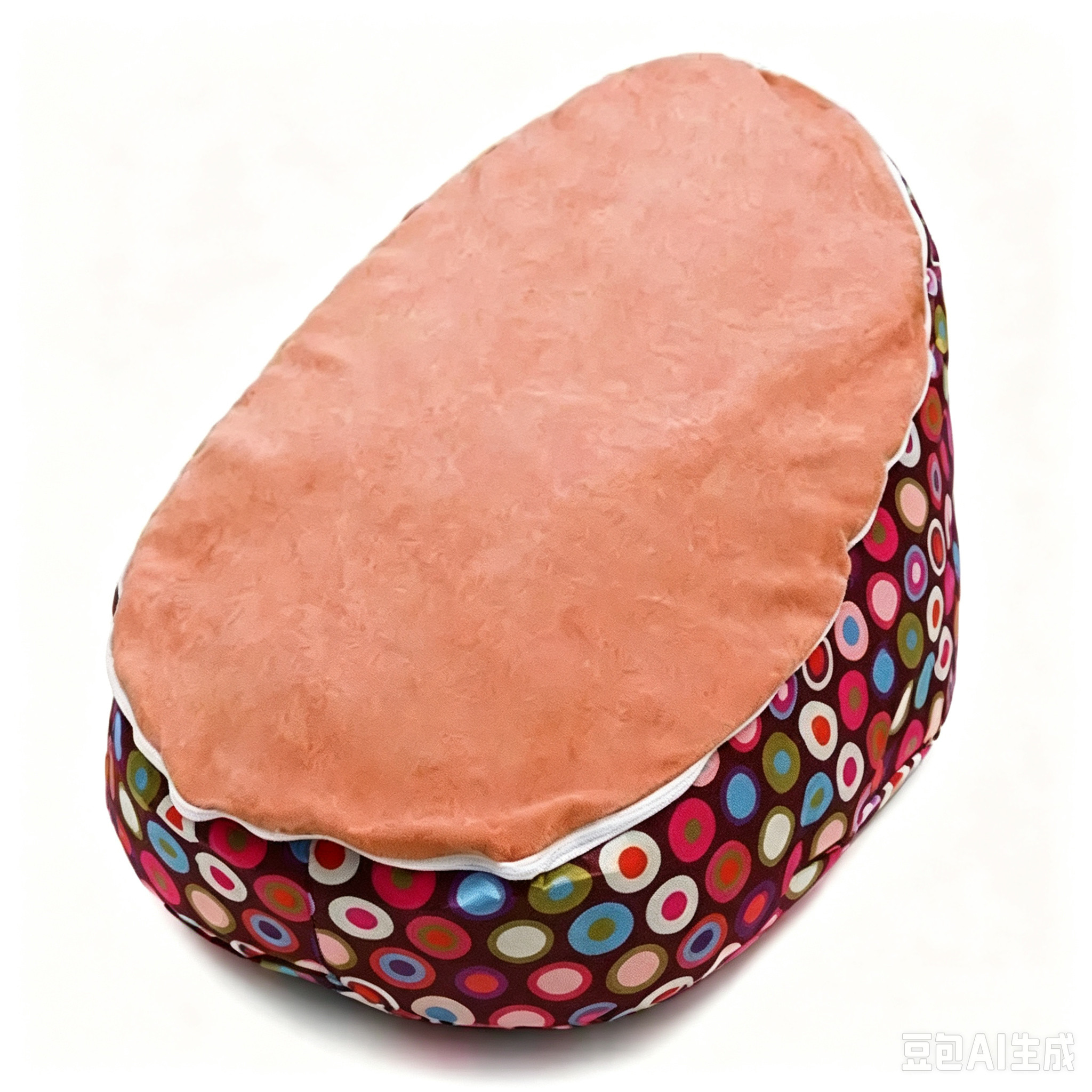 Charcoal Infant Bean Bag Chair detail 3