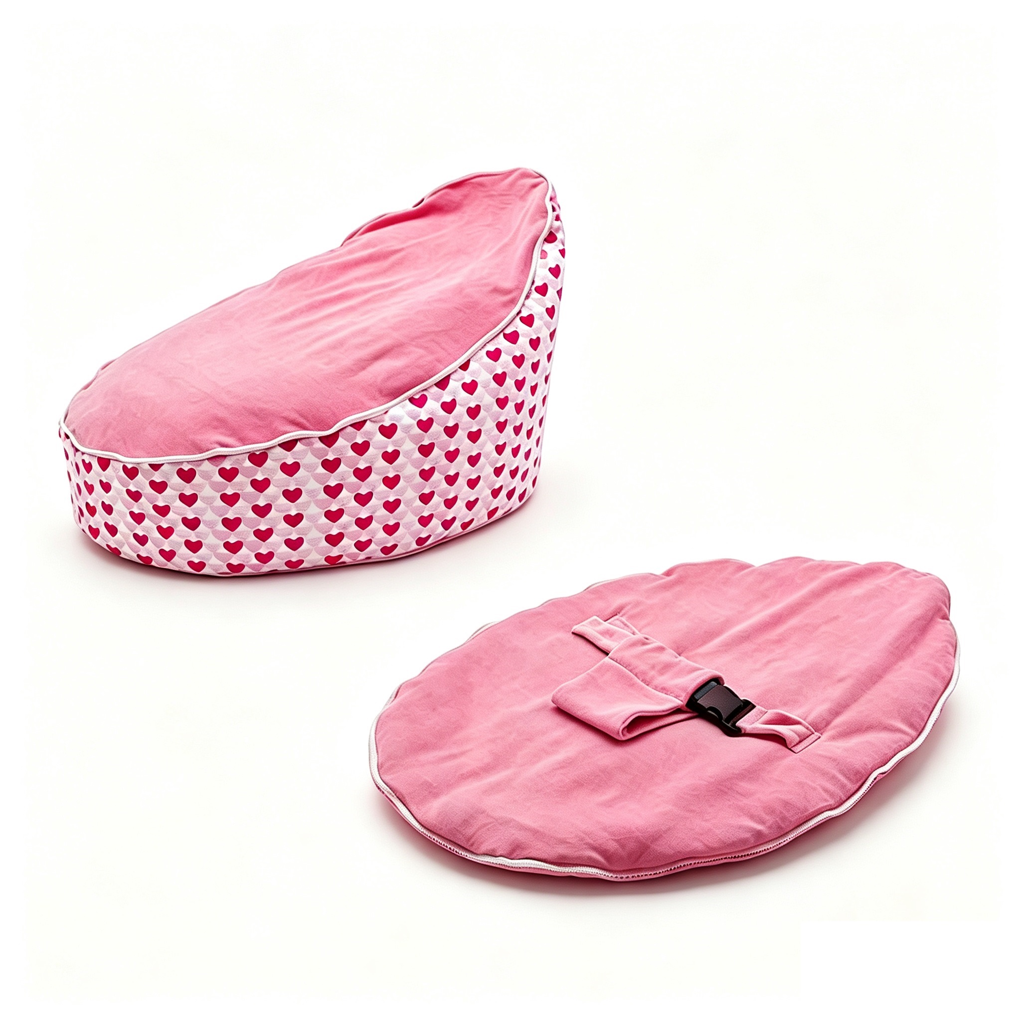 Lavender Baby Bean Bag Sofa Pouf detail 4