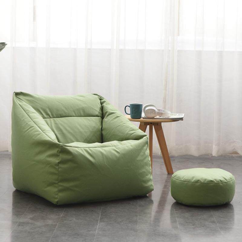 Brown Drop Bean Bag With Footcharcoal detail 1