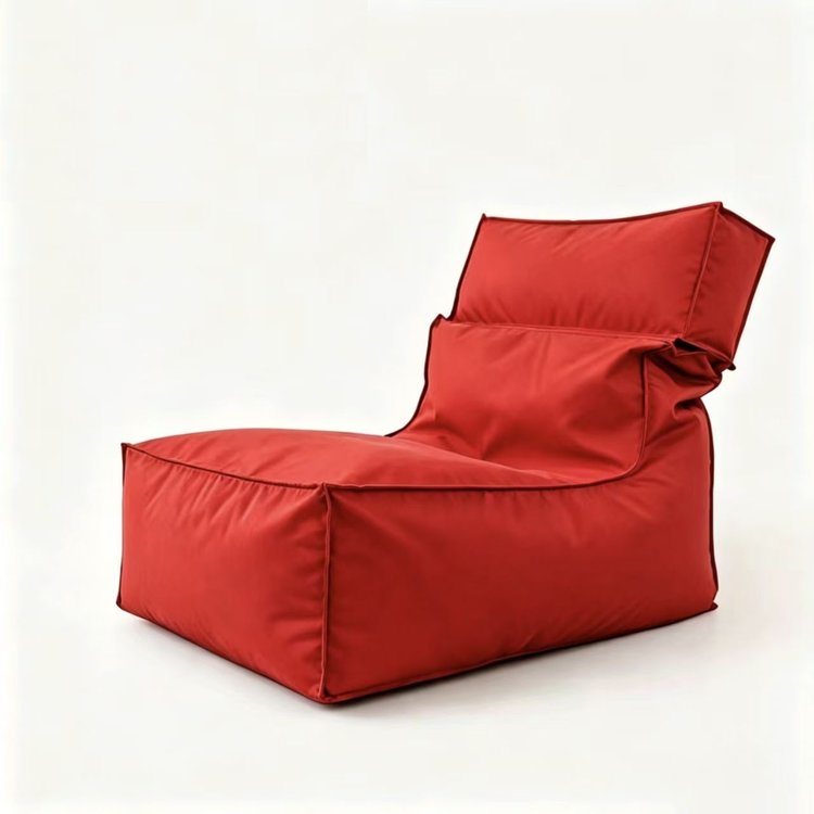 Red Folded Beach Bean Bag Chair - Folded Beach Bean Bag Chair Manufacturer & China Factory