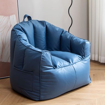 Navy Lounge Bean Bag Chair Cover